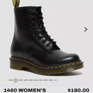 Dr. Martens Women's Smooth Black Lace Up Boots